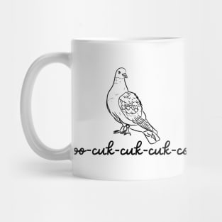 Rock Dove Graphic - Actual Bird Call Mug